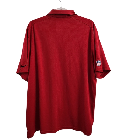 Nike Shirt Mens XL Red San Francisco 49ers On field Dri Fit Polo  Top NFL - Picture 3 of 10
